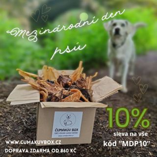 A víte, že je dnes Mezinárodní den psů? 🥳🥰 Máme pro vás proto kódík MDP10 na 10%slevu! Pouze do dnešní půlnoci! Tak...